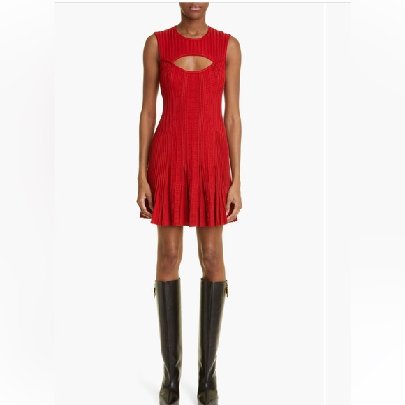 Givenchy Monogram Cutout Sweater Dress - Picture 1 of 15